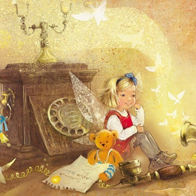 Ansichtkaart Even Bellen. 