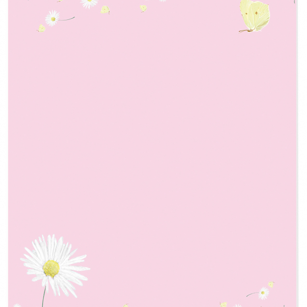 Schrijfblok Madeliefjes. 